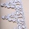 1 Yard Metallic Silver Venice Royal Crown Lace Trim 3.5 Inch Wide Vintage Inspired for Costumes and Home Decor